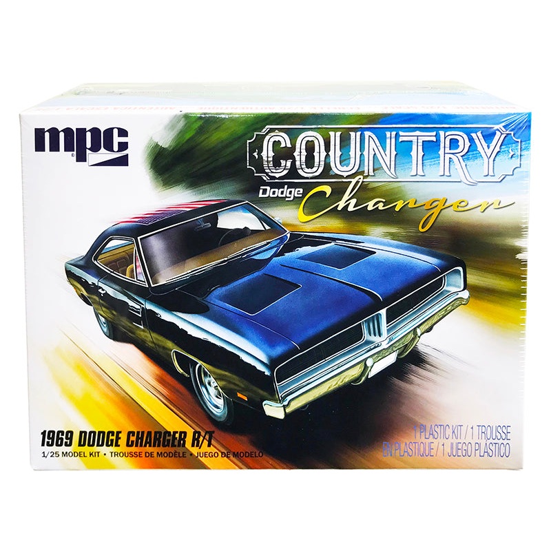Skill 2 Model Kit 1969 Dodge Charger R/T “Country” 1/25 Scale Model by MPC