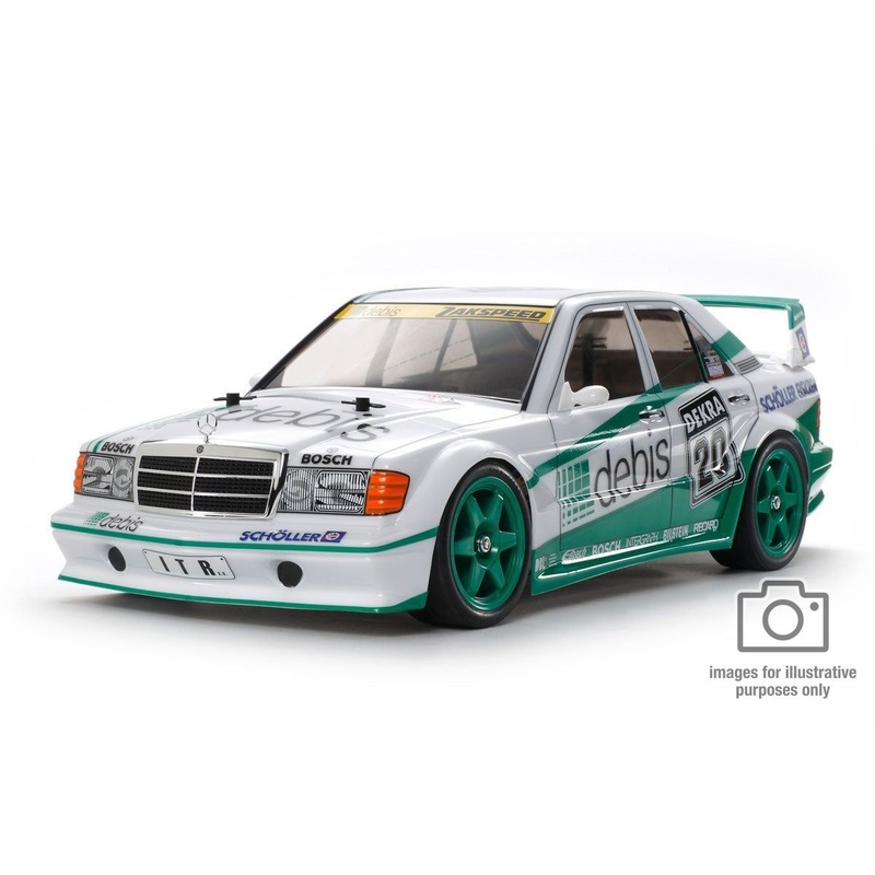 Tamiya – R/C Merc-Benz 190 E2.5-16 Team Zakspeed (TT01E)(No ESC incl.)
