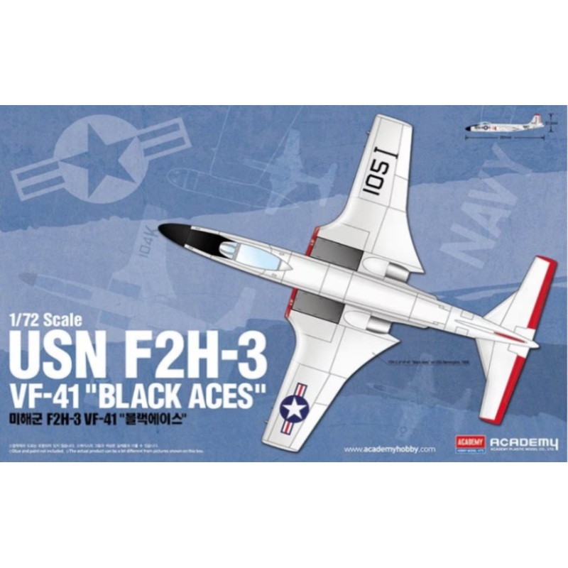 Academy – 1/72 USN F2H-3 VF-41 Black Aces