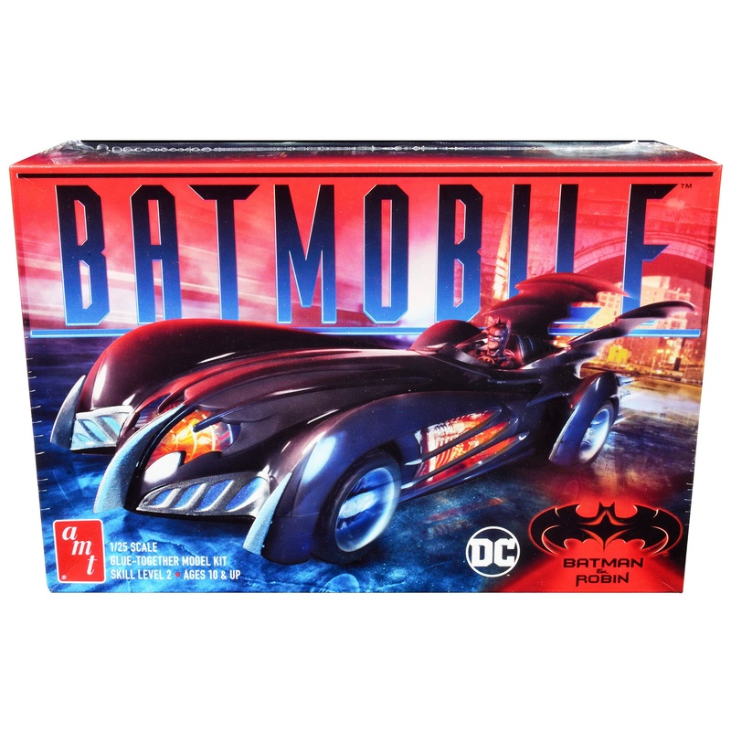 Skill 2 Model Kit Batmobile “Batman & Robin” (1997) Movie 1/25 Scale Model by AMT