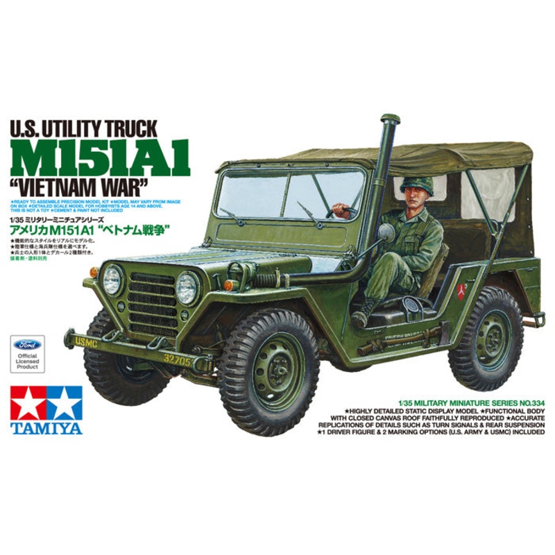 Tamiya – 1/35 US Utility Truck M151A1 Vietnam