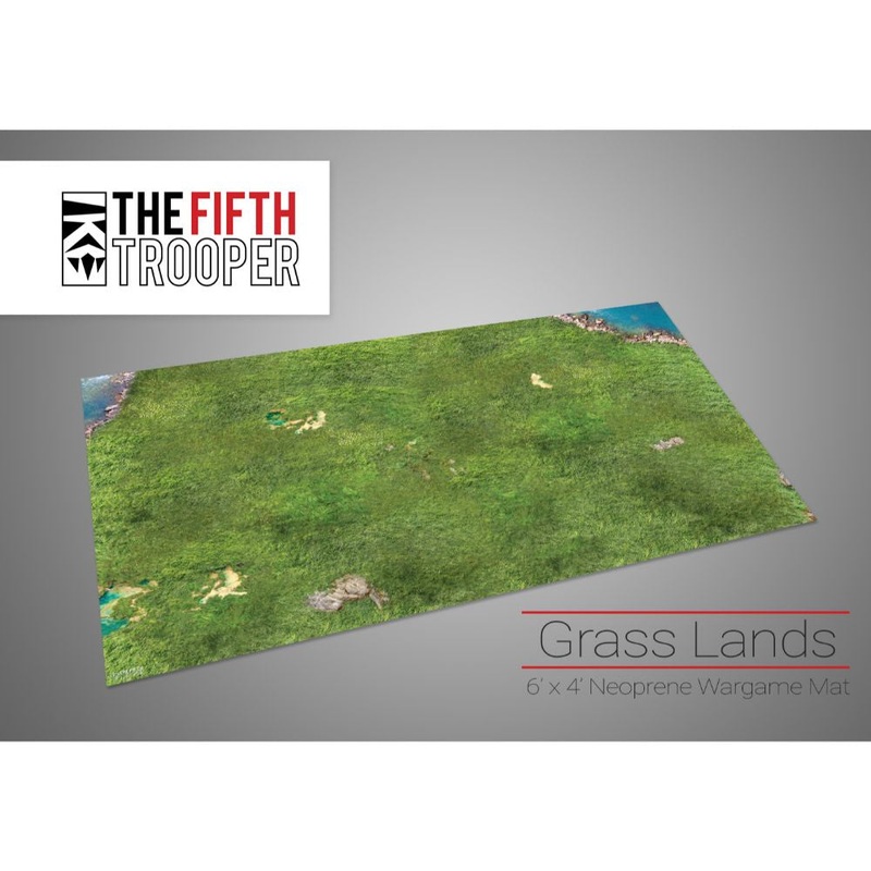 The Fifth Trooper – Game Mat – Grass Lands w/ bag (Mousepad 4×6′)
