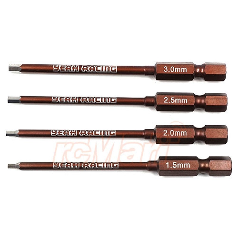 Yeah Racing – Spring Steel Allen Hex Power Tip Set 1.5 2.0 2.5 3.0mm