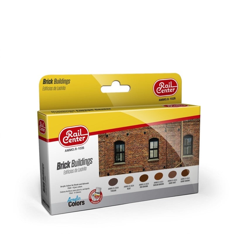 AMMO – R-1028 Brick Buildings (Paint Set)