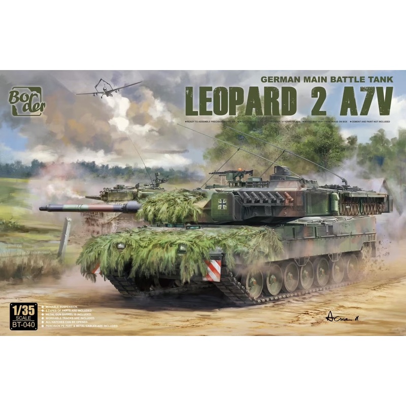 Border Model – 1/35 German Main Battle Tank Leopard 2A7V
