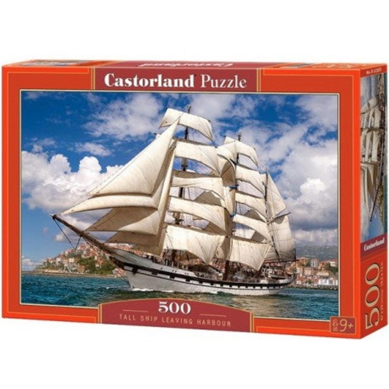 Castorland – Tall Ship Leaving Harbour (500pcs)
