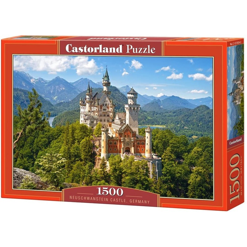 Castorland – View of the Newschwanstein Castle – Germany (1500pcs)
