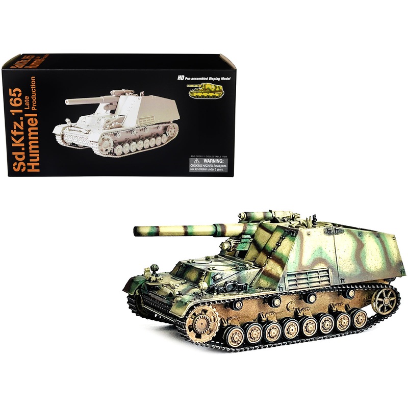 German Sd.Kfz.165 Hummel Self-Propelled Gun #313 “Late Production German Army” “NEO Dragon Armor” Series 1/72 Plastic Model by Dragon Models