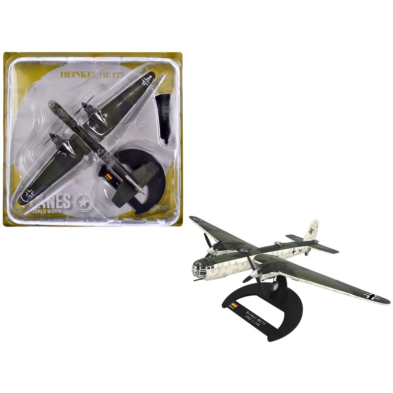 Heinkel He 177 Bomber Aircraft “II./KG 40 Bordeaux France” (1942) German Luftwaffe 1/144 Diecast Model Airplane by Luppa