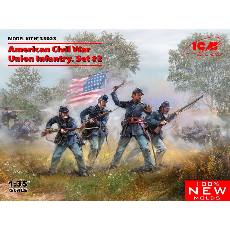 ICM – 1/35 American Civil War Union Infantry Set.2