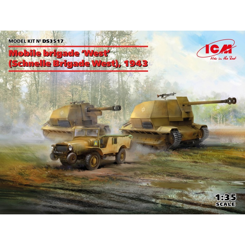 ICM – 1/35 Schnelle Brigade West Marder I Geschutzwagen1f.0cm36