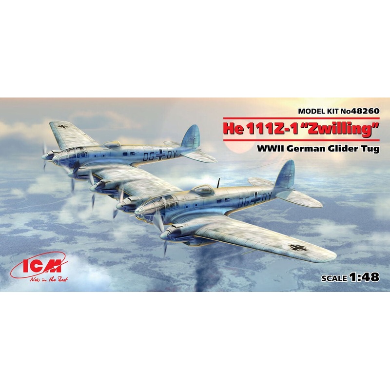 ICM – 1/48 He-111Z-1 Zwilling German Glider Tug