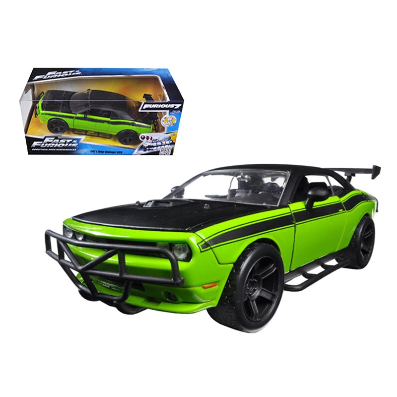 Letty’s Dodge Challenger SRT8 Off Road Green and Black “Fast & Furious” Movie 1/24 Diecast Model Car by Jada