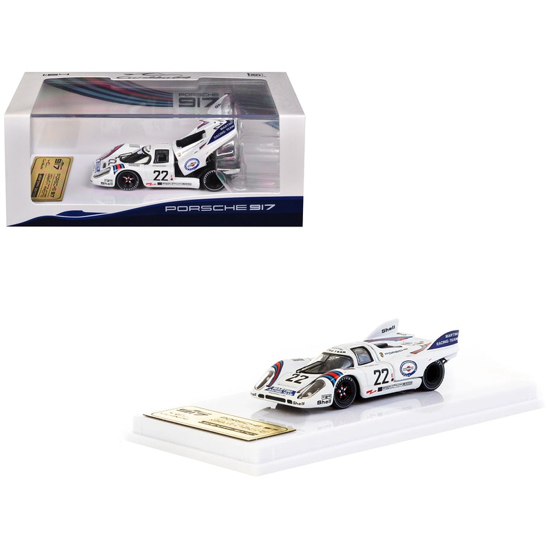 Porsche 917K #22 Gijs van Lennep – Helmut Marko “Martini Racing” Winner “24 Hours of Le Mans” (1971) “Curitiba64” Series 1/64 Diecast Model Car by Tarmac Works