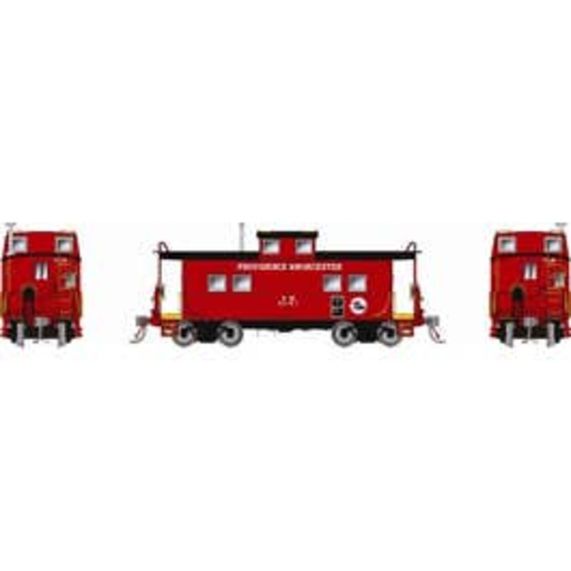 Rapido 144048 HO Northeastern-style Steel Caboose: Providence & Worcester: #3001
