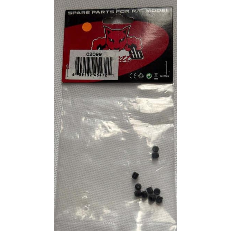 Redcat Racing – 4x4mm Set Screws (10pcs)