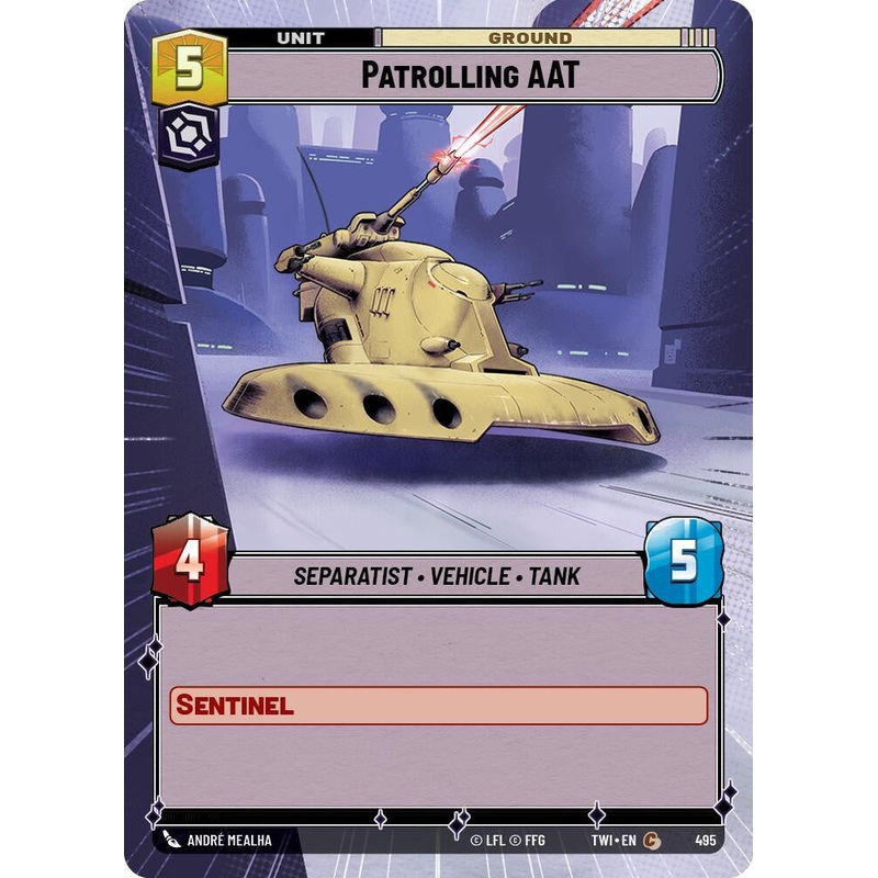 SWU – Patrolling AAT (495) (Hyperspace Foil)