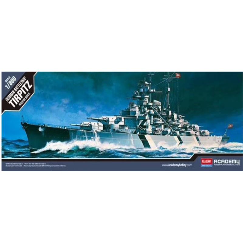 Academy – 1/800 Battleship Tirpitz