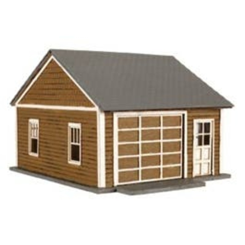 Atlas #735 Kim's Classic Micro Plywood Garage Kit