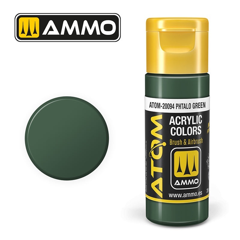 ATOM – 20094  Phtalo Green (20ml)