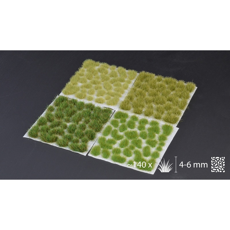 Gamers Grass – Tuft Set – Green Meadow (Wild)  (GGSET-GM)