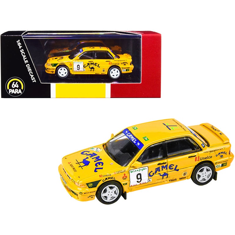 Mitsubishi Galant VR-4 #9 S. Garcia – A. Ponce Rally El Corte Ingles (1995) 1/64 Diecast Model Car by Paragon