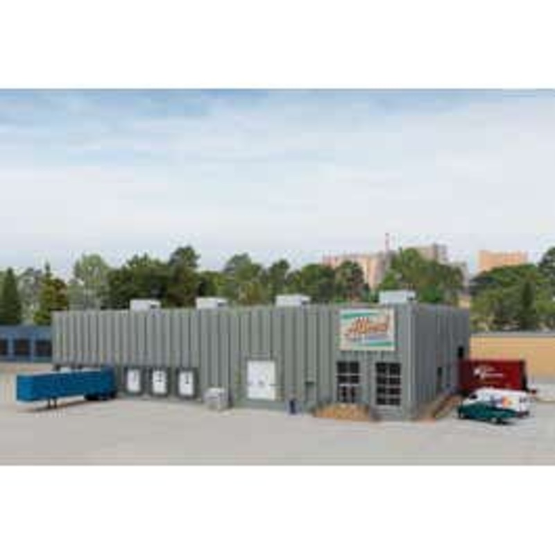 Walthers 933-3864 N Concrete Grocery Warehouse Kit