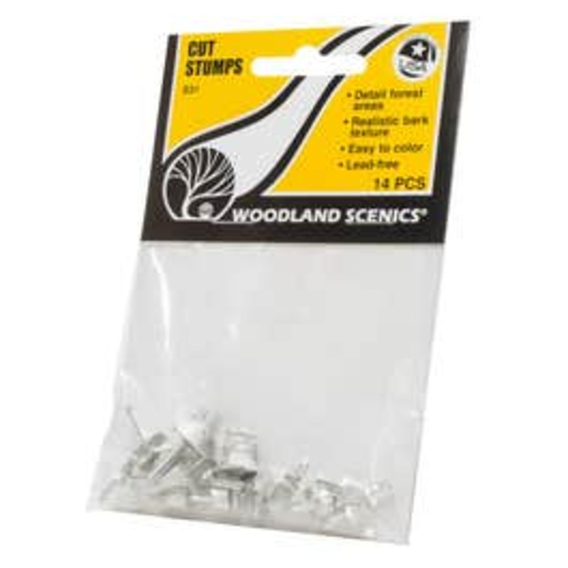 Woodland Scenics S31 Cut Stumps 14pkg