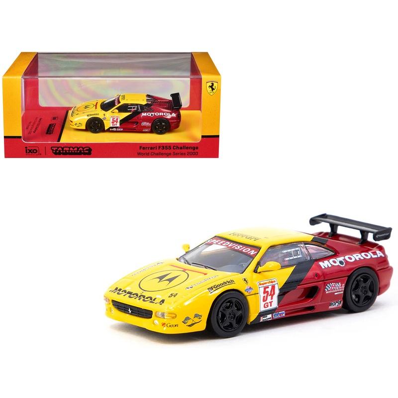 Ferrari F355 Challenge #54 Matt Drendel “World Challenge Series” (2000) “Hobby64” Series 1/64 Diecast Model Car by Tarmac Works