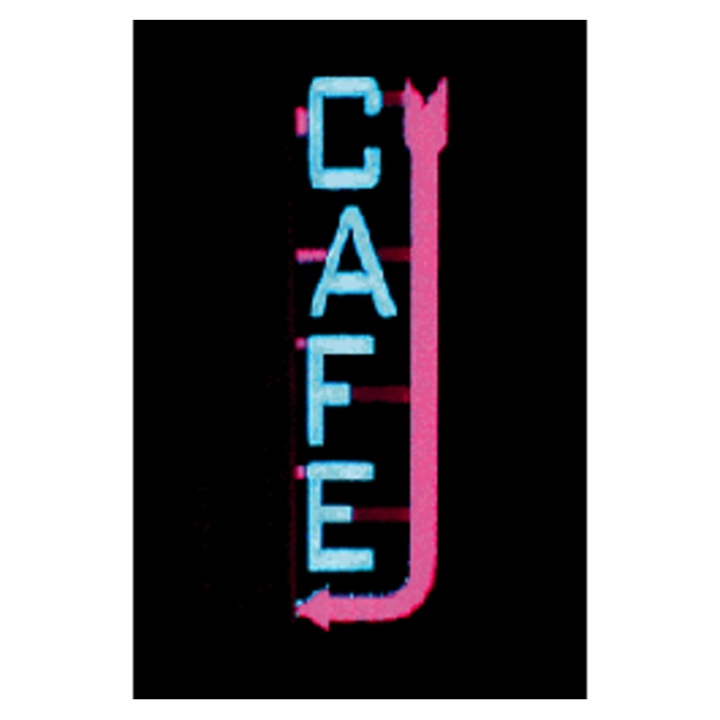 Miller Engineering #13812 Large Right Hand Vertical Cafe with Arrow