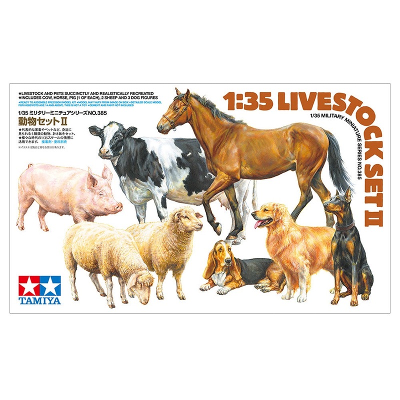 Tamiya – 1/35 Livestock Set II