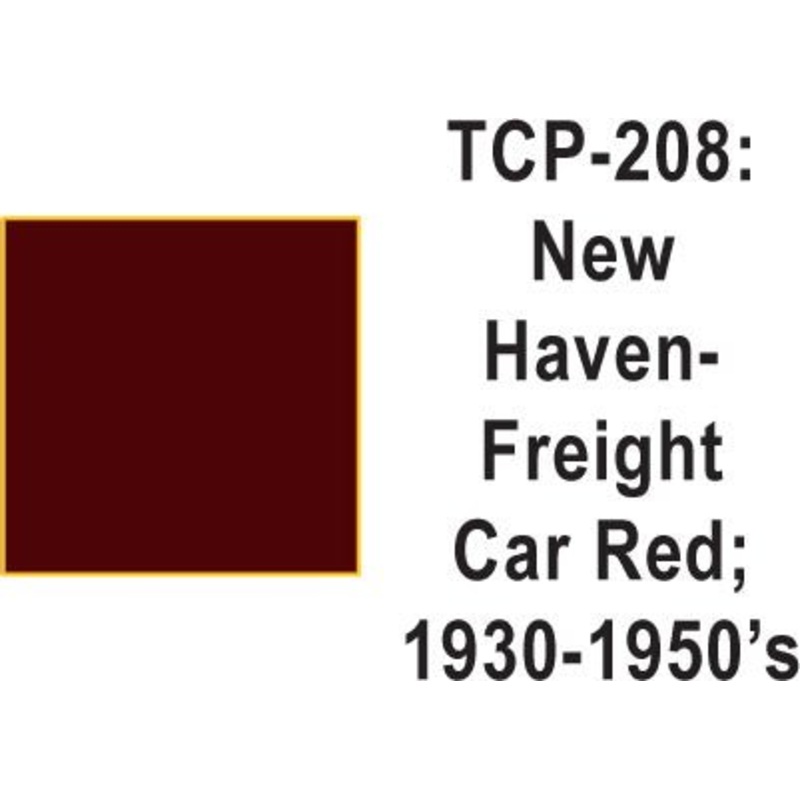 Tru Color TCP-208 New Haven 1930-50’s Freight Car Red Paint 1 ounce