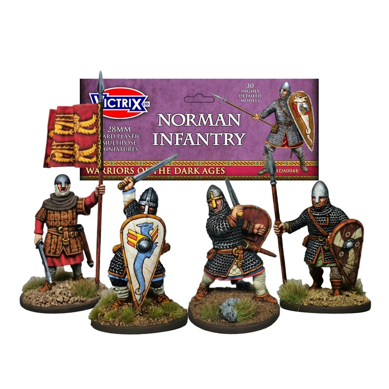 Victrix – Norman Infantry Skirmish Pack (30 Plastic Figs.)