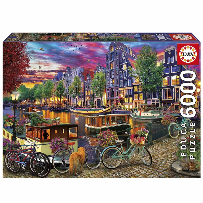 Educa – Biking in Amsterdam (6000pcs)