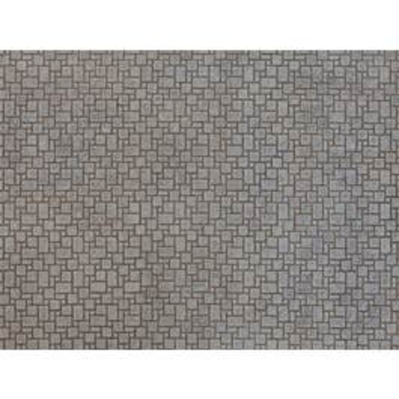 NOCH  56722  HO 3D Cardboard Sheet Modern Pavement