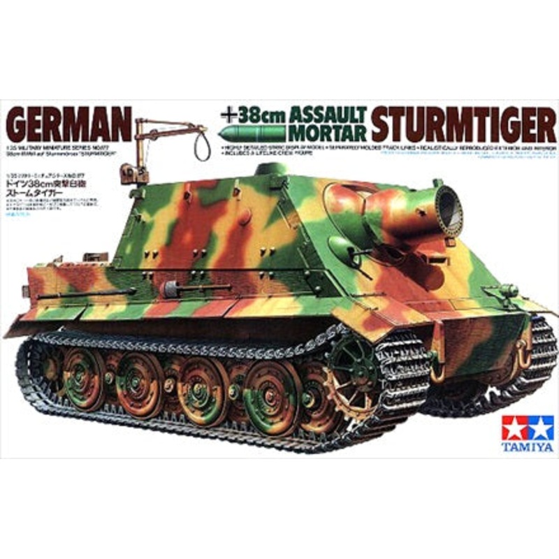 Tamiya – 1/35 German 38cm Sturmtiger Assault Mortar