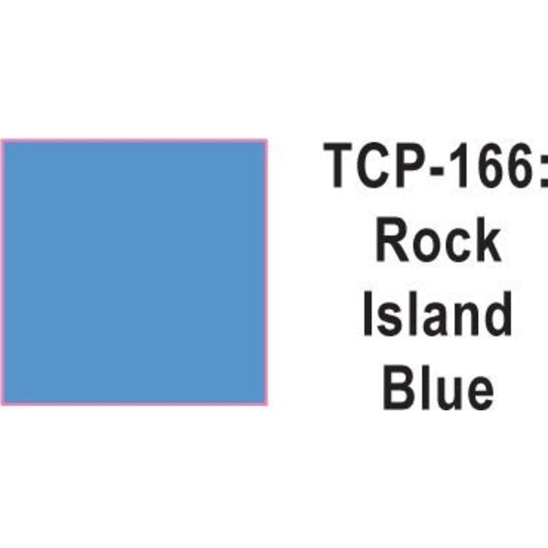 Tru Color TCP-166 Rock Island Blue Paint 1 ounce