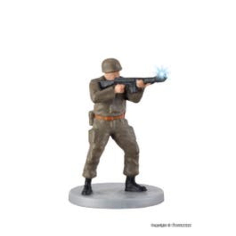 Viessmann 1530  HO Soldier with gun and muzzle flash ACTION LIGHTING