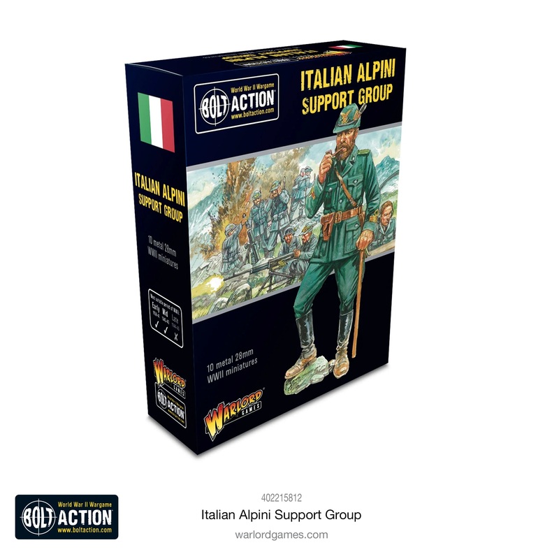Warlord – Bolt Action: Italian Alpini Support Group