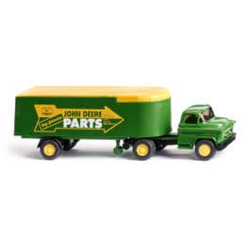 Wiking 52103  HO Box semi-trailer (Chevrolet) “John Deere”