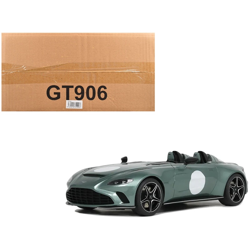 Aston Martin V12 Speedster Green Metallic 1/18 Model Car by GT Spirit