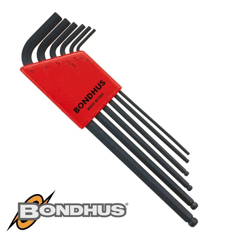 Bondhus – Ball End L-Wrench (6pc set 1.5-5mm)