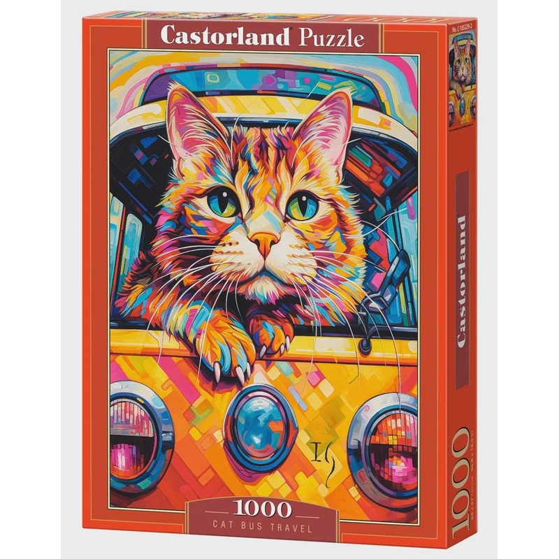 Castorland – Cat Bus Travel (1000pcs)