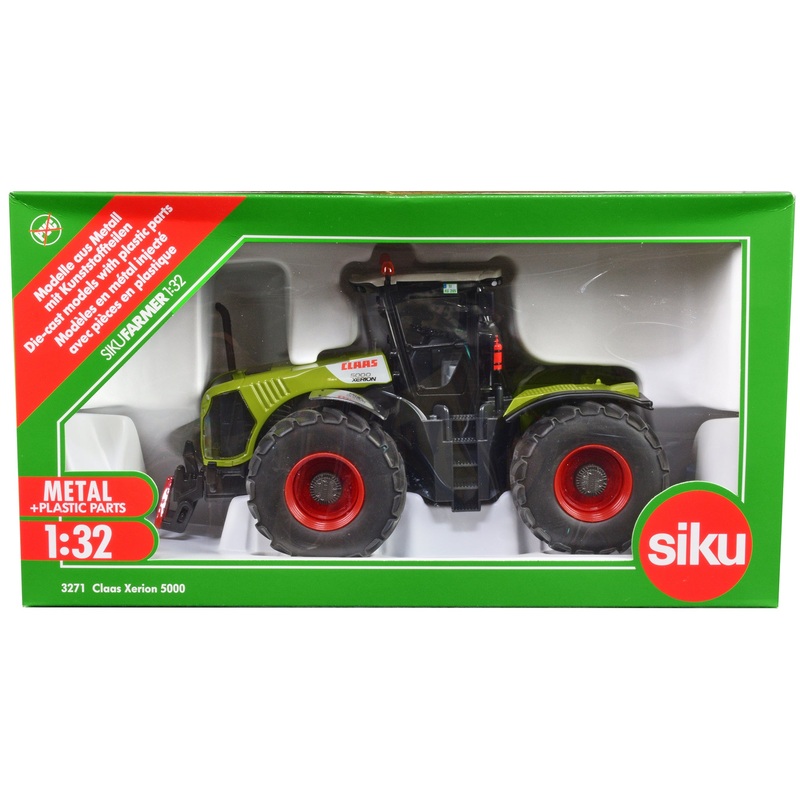 Claas 5000 Xerion Tractor Green with Gray Top 1/32 Diecast Model by Siku