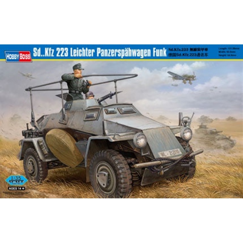 Hobby Boss – 1/35 Sd. Kfz. 223 Leichter Panzerspahwagen Funk (82443)