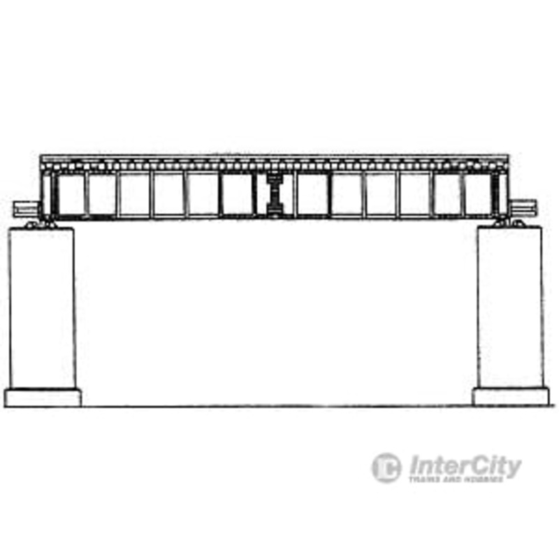 Kato 20464 Deck Girder Bridge — 4-31/32″ 124mm Long (black)