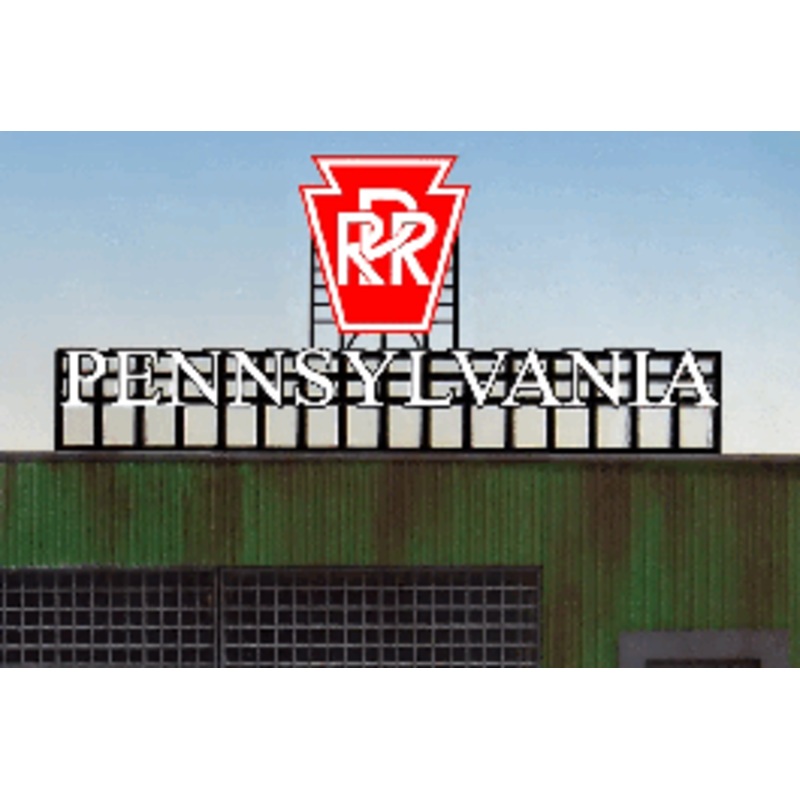 Miller Engineering 4282 HO/N 4 Pennsy Sign
