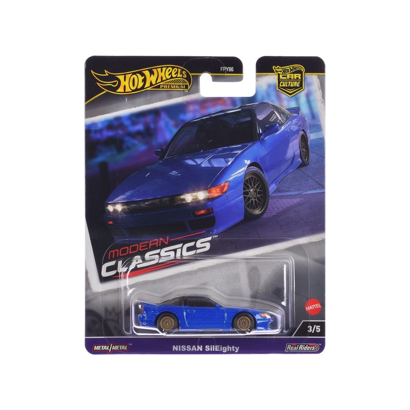Nissan SilEighty Blue Metallic “Modern Classics” Series Diecast Model Car by Hot Wheels