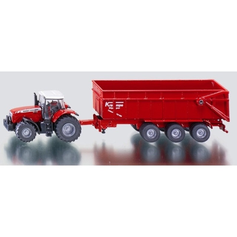 Siku – 1/87 Massey Ferguson with Trailer