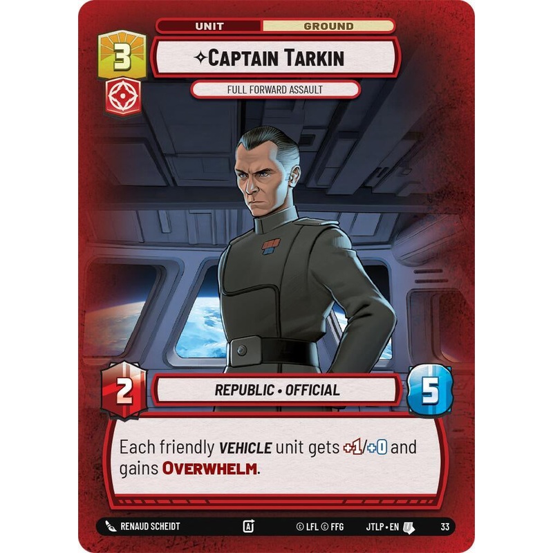 SWU – Captain Tarkin – Full Forward Assault  (33) (WP) (Hyperspace Foil)